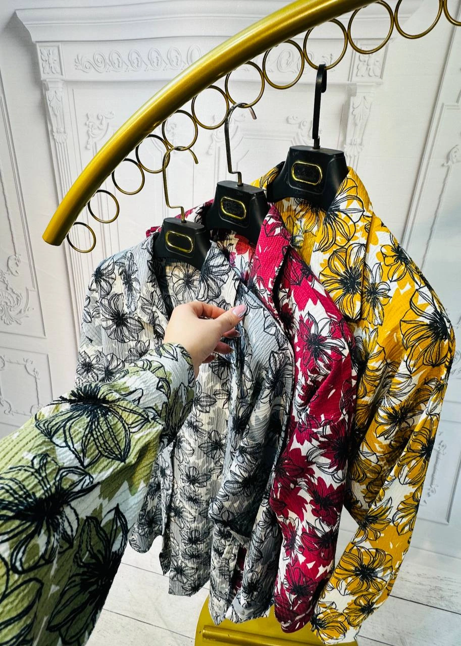 شومیز زنانه کرپ کاملیس