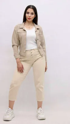 کت کراپ کتان  - 